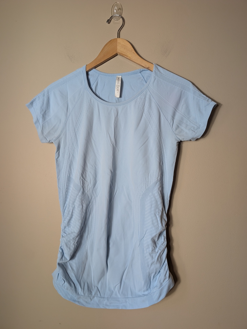Athleta Light Blue Short-Sleeve Performance Tee
